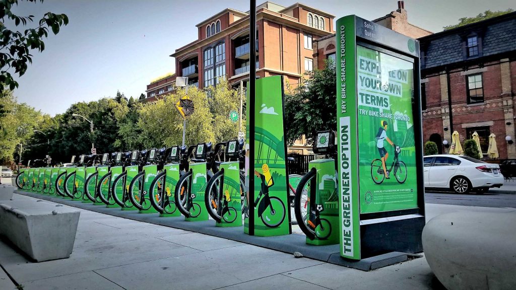 Bike Share Toronto station wrap